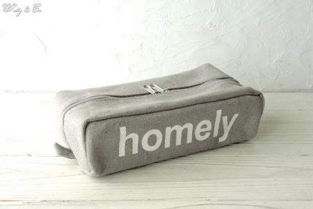 ティッシュケース Canvas Tissue Cover Gray おしゃれ ティッシュカバー Wutty Co