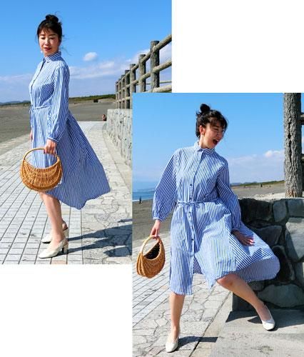 Alotta 裏起毛花柄ワンピース -ファッション通販 FASHION WALKER