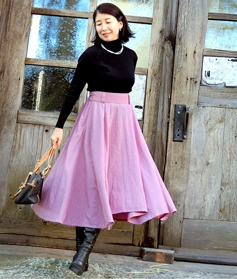 ブリジットスカート-スカート-おしゃれな型紙の店　かたがみスタイル