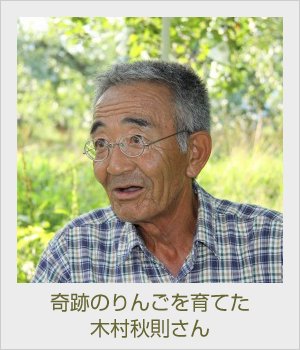 映画にもなった「奇跡のりんご」を栽培している木村秋則さん