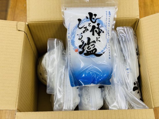 心と体にしみる塩　1ｋｇ　10個入り送料割引セット　 - （有）佐藤商店オンラインショップ