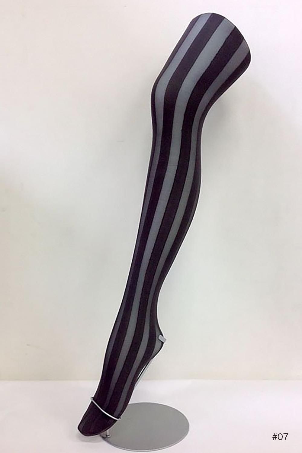 deux plus undemi ストライプタイツStripe Tights - 1/2 Un-Demi
