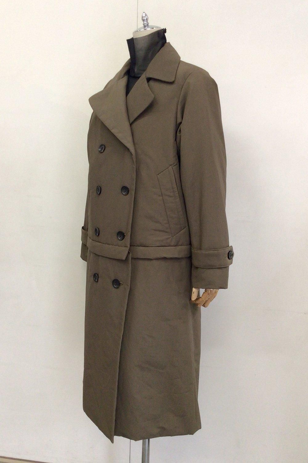 MIHOKO SAITO ワタ入り 2Way コート2Way Coat - 1/2 Un-Demi MIHOKO SAITO ワタ入り 2Way コート2Way Coat - 1/2 Un-Demi