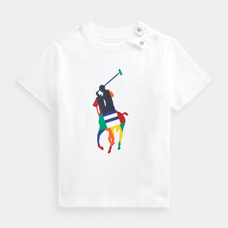 ビッグポニー・コットン・半袖Tシャツ[ホワイト]

(男の子12〜24か月用)