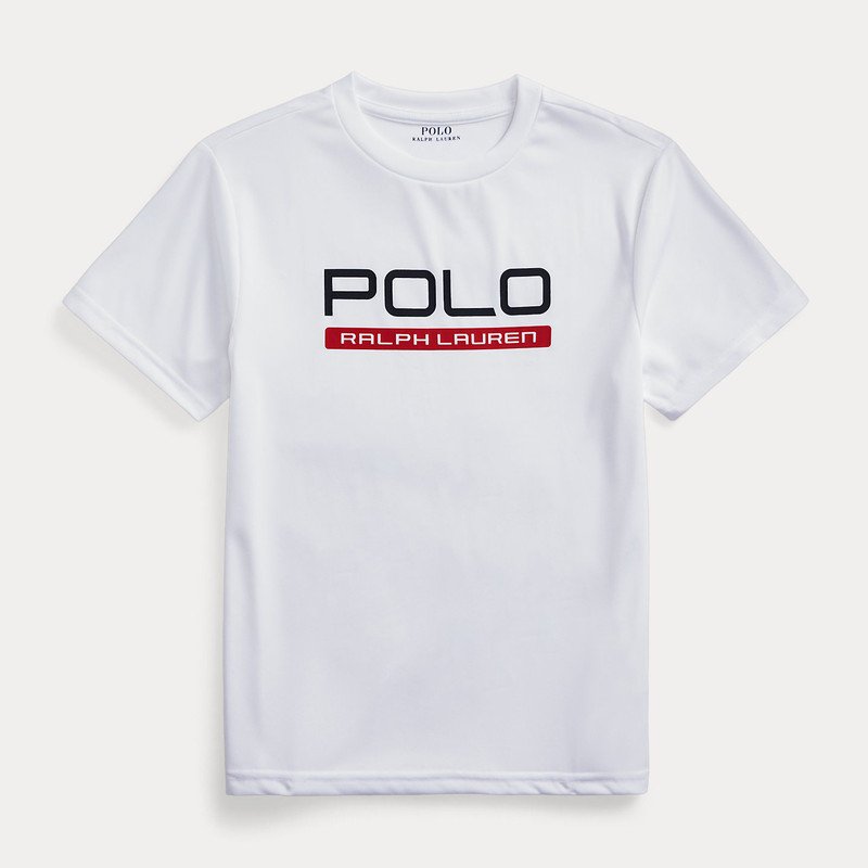 POLO・パフォーマンス・半袖Tシャツ[ホワイト](ボーイズS〜XL)