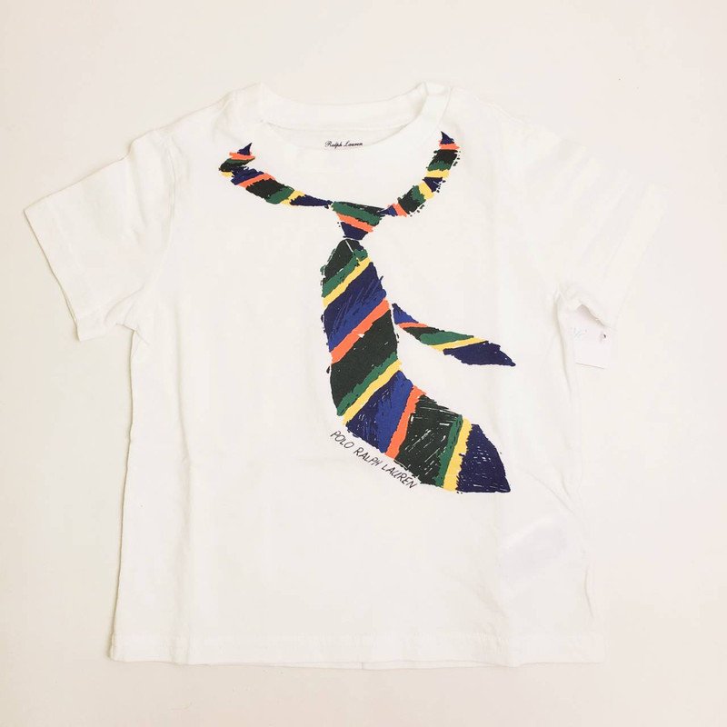 コットン・ジャージーグラフィック・半袖Tシャツ[ホワイト](男の子18〜24か月用)