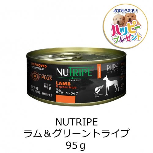 NUTRIPE缶 ラム&グリーントライプ 95g
