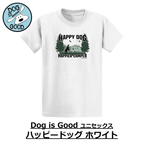 <img class='new_mark_img1' src='https://img.shop-pro.jp/img/new/icons14.gif' style='border:none;display:inline;margin:0px;padding:0px;width:auto;' />Dog is Good Tシャツ ハッピードッグ ホワイト