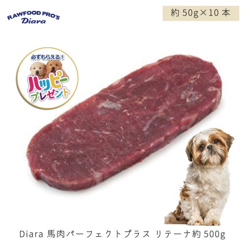 【国産】 Diara 馬肉パーフェクトプラス スティックタイプ 500g (50g× 10本セット)