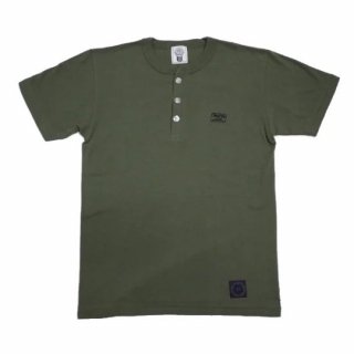 m&m HENRY NECK T-SHIRT