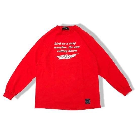 m&m × MASSES PRINT L/S T-SHIRT21A/W RED | 奈良市にあるセレクトショップHelden