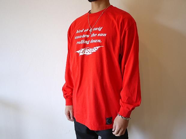 m&m × MASSES PRINT L/S T-SHIRT21A/W RED | 奈良市にあるセレクトショップHelden