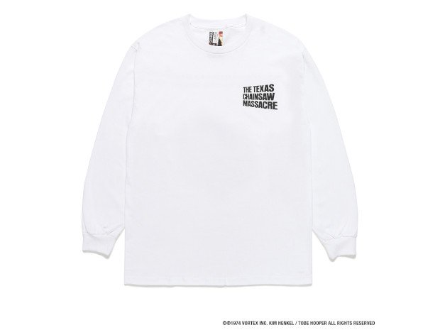 WACKOMARIA NECK FACE / CREW NECK LONG SLEEVE T-SHIRT (TYPE-2