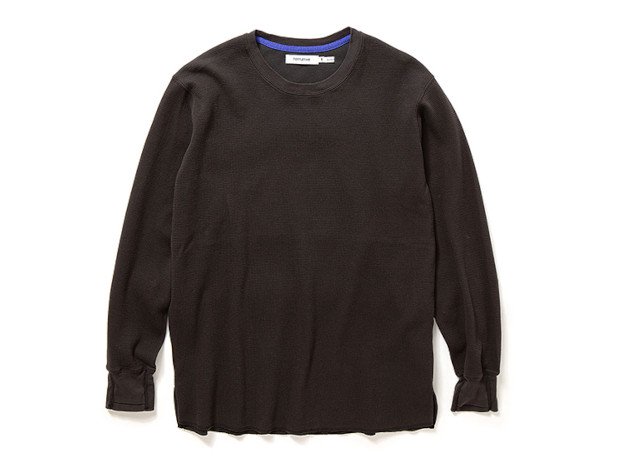 nonnative DWELLER L/S TEE COTTON THERMAL BK | 奈良市にあるセレクトショップHelden