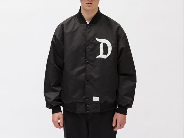 WTAPS 23ss TEAM/JACKET.NYLON BLACK-