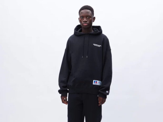 NH X RUSSELL ATHLETIC . SWEATPARKA LS-