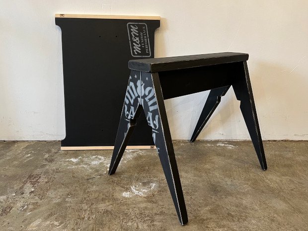 m&m furniture ウマ(小) -全塗装- + ウマ１台用天板 set 23SS | 奈良市 
