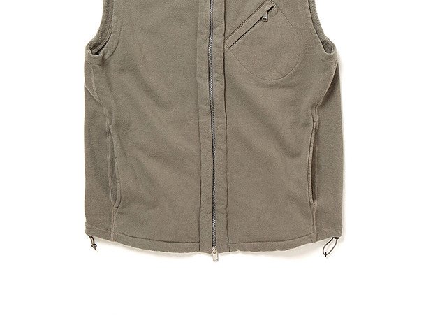 nonnative HIKER VEST COTTON SWEAT OVERDYED 23SS | 奈良市にあるセレクトショップHelden