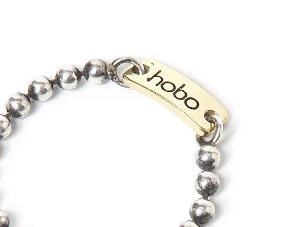 hobo BALL CHAIN RING 925 SILVER with BRASS 23summer | 奈良市にある