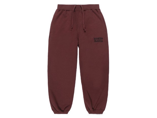 WACKOMARIA HEAVY WEIGHT SWEAT PANTS (TYPE-1) 24SS BURGUNDY | 奈良 