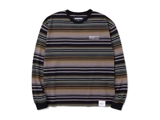 NEIGHBORHOOD BORDER CREWNECK LS 24SS｜奈良市にあるセレクトショップ