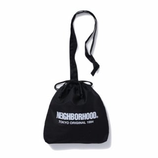 <img class='new_mark_img1' src='https://img.shop-pro.jp/img/new/icons5.gif' style='border:none;display:inline;margin:0px;padding:0px;width:auto;' />NEIGHBORHOOD LOGO DRAWSTRING SHOULDER BAG