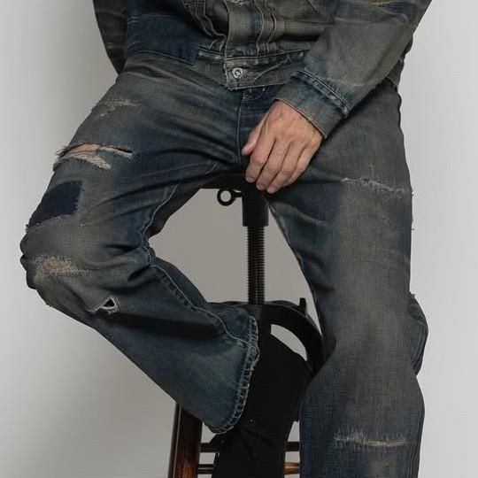 パンツ NEIGHBORHOOD SAVAGE DENIM DP BASIC PANTS Neighborhood Savage Denim DP Basic Pants Black Men's - SS23 - US