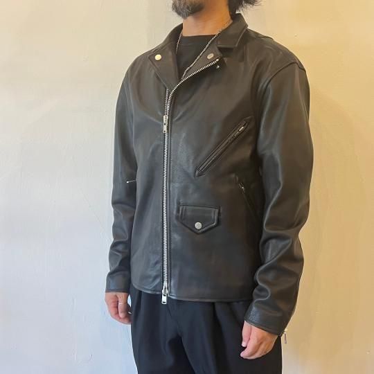 nonnative RIDER BLOUSON COW LEATHER WITH WINDSTOPPER 25AW