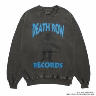 <img class='new_mark_img1' src='https://img.shop-pro.jp/img/new/icons5.gif' style='border:none;display:inline;margin:0px;padding:0px;width:auto;' />WACKOMARIA DEATH ROW RECORDS / WASHED MIDDLE WEIGHT CREW NECK SWEAT SHIRT -GARMENT DYED-