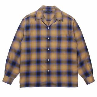 <img class='new_mark_img1' src='https://img.shop-pro.jp/img/new/icons5.gif' style='border:none;display:inline;margin:0px;padding:0px;width:auto;' />WACKOMARIA OMBRE CHECK OPEN COLLAR SHIRT L/S (TYPE-2)