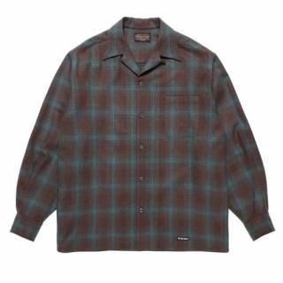 <img class='new_mark_img1' src='https://img.shop-pro.jp/img/new/icons5.gif' style='border:none;display:inline;margin:0px;padding:0px;width:auto;' />WACKOMARIA PENDLETON / WOOL OMBRE CHECK OPEN COLLAR SHIRT L/S (TYPE-3)