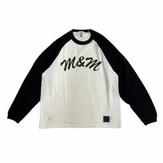 <img class='new_mark_img1' src='https://img.shop-pro.jp/img/new/icons5.gif' style='border:none;display:inline;margin:0px;padding:0px;width:auto;' />m&m RAGLAN L/S Tee