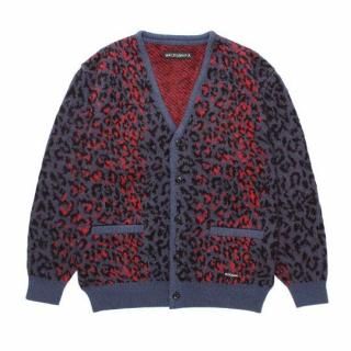 <img class='new_mark_img1' src='https://img.shop-pro.jp/img/new/icons5.gif' style='border:none;display:inline;margin:0px;padding:0px;width:auto;' />WACKOMARIA LEOPARD MOHAIR JACQUARD KNIT CARDIGAN