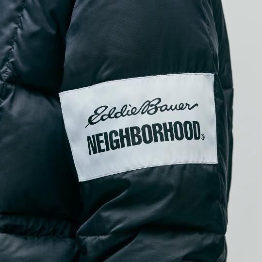 NEIGHBORHOOD EDDIE BAUER . DOWN MUFFLER NH X EDDIE BAUER . WASHED