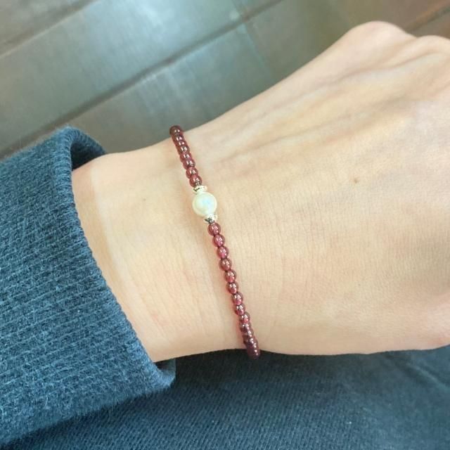 メロメロ1240号ブレスレット - 天然石のアクセサリー
