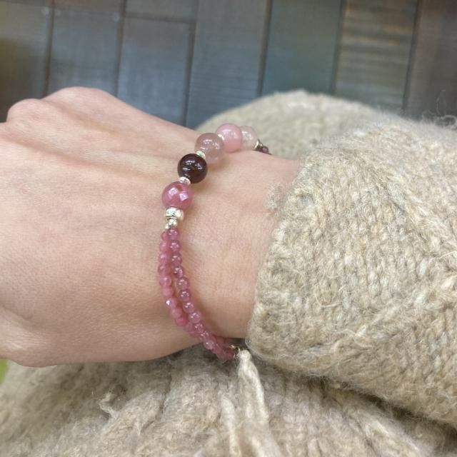 メロメロ1276号ブレスレット - 天然石のアクセサリー（ブレスレット