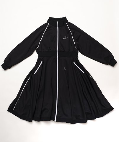 ケイスケカンダ ジャージミーツドレス 黒裄丈82cm