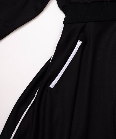 ケイスケカンダ ジャージミーツドレス 黒裄丈82cm