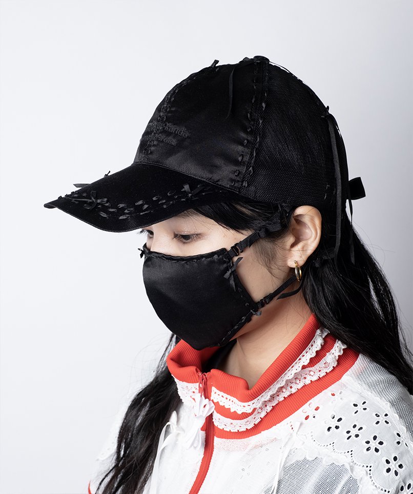 野球帽のマスク（黒） - keisuke kanda（ケイスケカンダ）オンラインストア