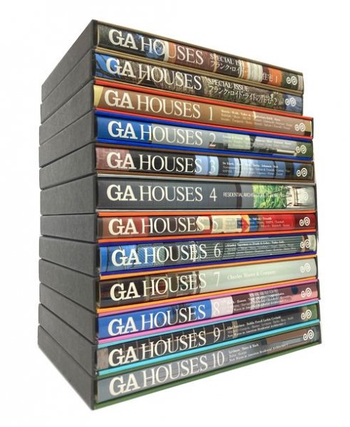 GA HOUSES 全12巻揃（10巻+フランク・ロイド・ライトの住宅 2巻