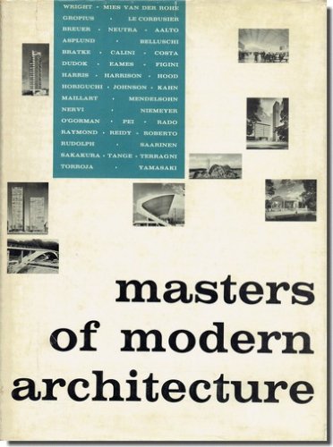 masters of modern architecture／現代建築の巨匠たち｜建築書・建築