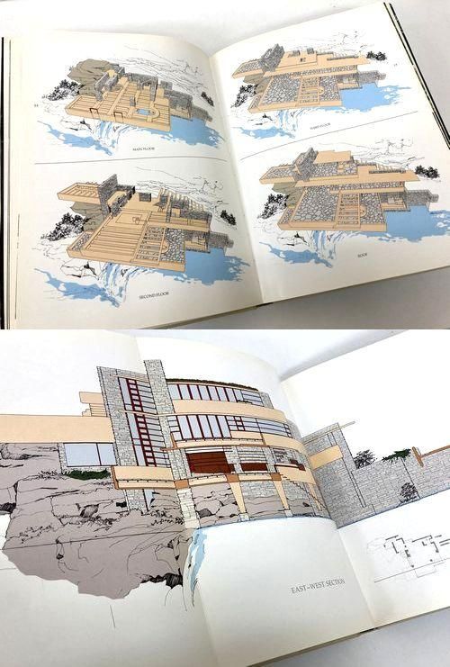 Fallingwater フランク ロイド ライト 落水荘 作品集 建築書 建築雑誌の買取販売 古書山翡翠 Fallingwater フランク ロイド ライト 落水荘 作品集 建築書 建築雑誌の買取販売 古書山翡翠
