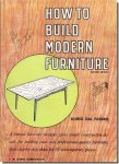 How to Build Modern Furniture／現代家具のつくりかた（第二版）