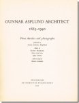 Gunnar Asplund Architect 1885-1940: Plans sketches and photographsʡ롦ץɺʽ1950ǯ