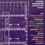 LOTUS 9|The House: アルヴァロ・シザ/ロブ・クリエ/マッシモ・スコラーリ/ピーター・アイゼンマン/ジョン・ヘイダック
