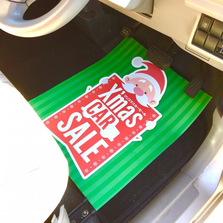 クリスマス限定！ サンタの足元ペーパーマット980円（30枚入り）