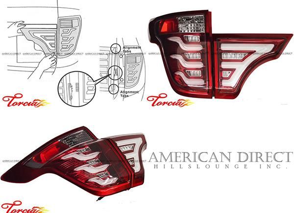 11-15yフォードエクスプローラー用社外テールランプ