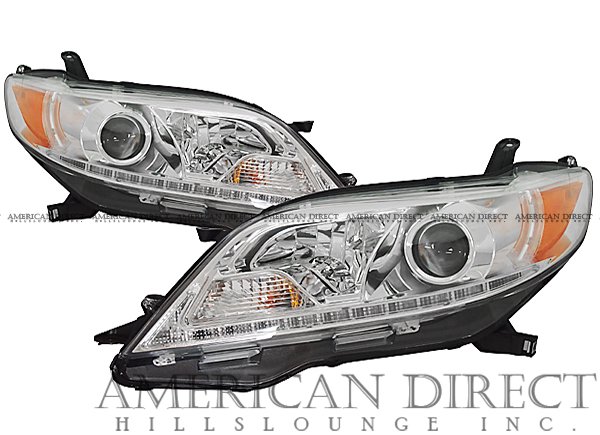 11-17y シエナ プロジェクターヘッドライト(クローム/ハロゲン仕様)DRL Style/日本仕様 - 輸入車 アメ車 パーツの総合通販専門店  AmericanDirect (アメリカンダイレクト)