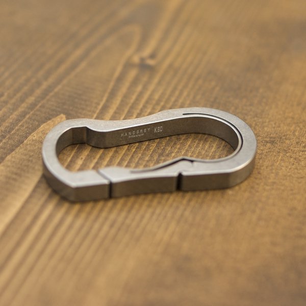 HANDGREY™ : Quick Release Titanium Keychain Carabiner by THANASIT