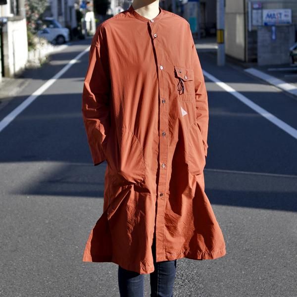 and wander CORDURA typewriter long shirt コーデュラタイプライター ...